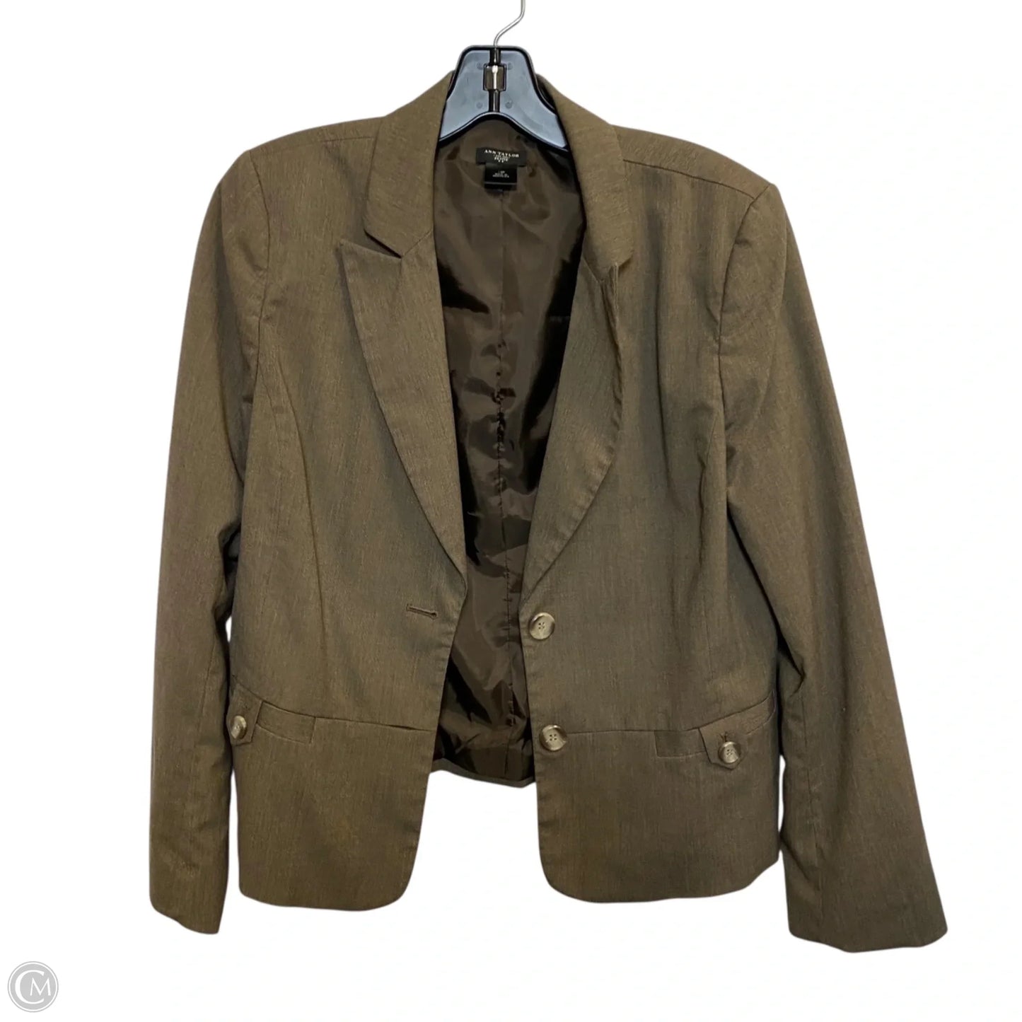 Blazer By Ann Taylor In Brown, Size: Lp
