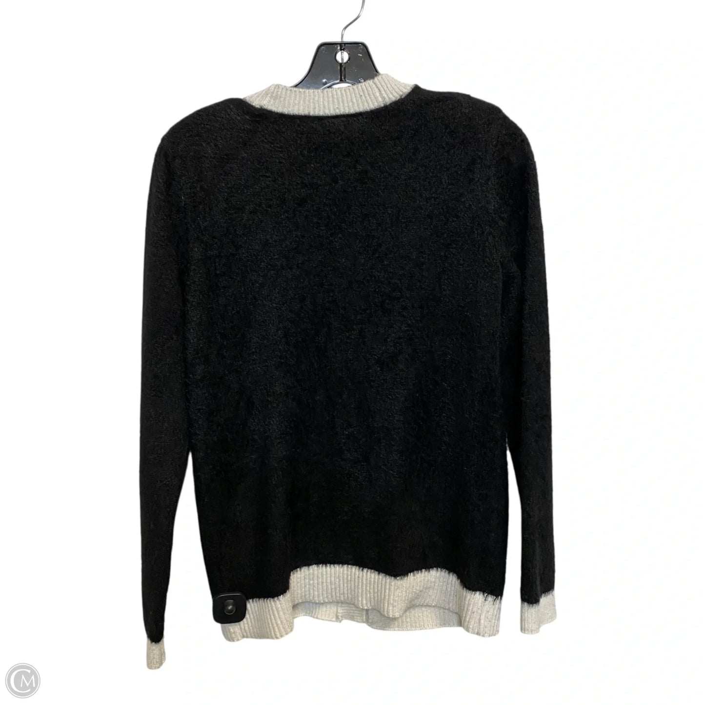 Sweater Cardigan By Tahari In Black, Size: Xs