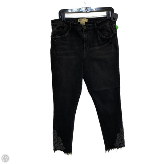 Jeans Straight By Gloria Vanderbilt In Black, Size: 10p