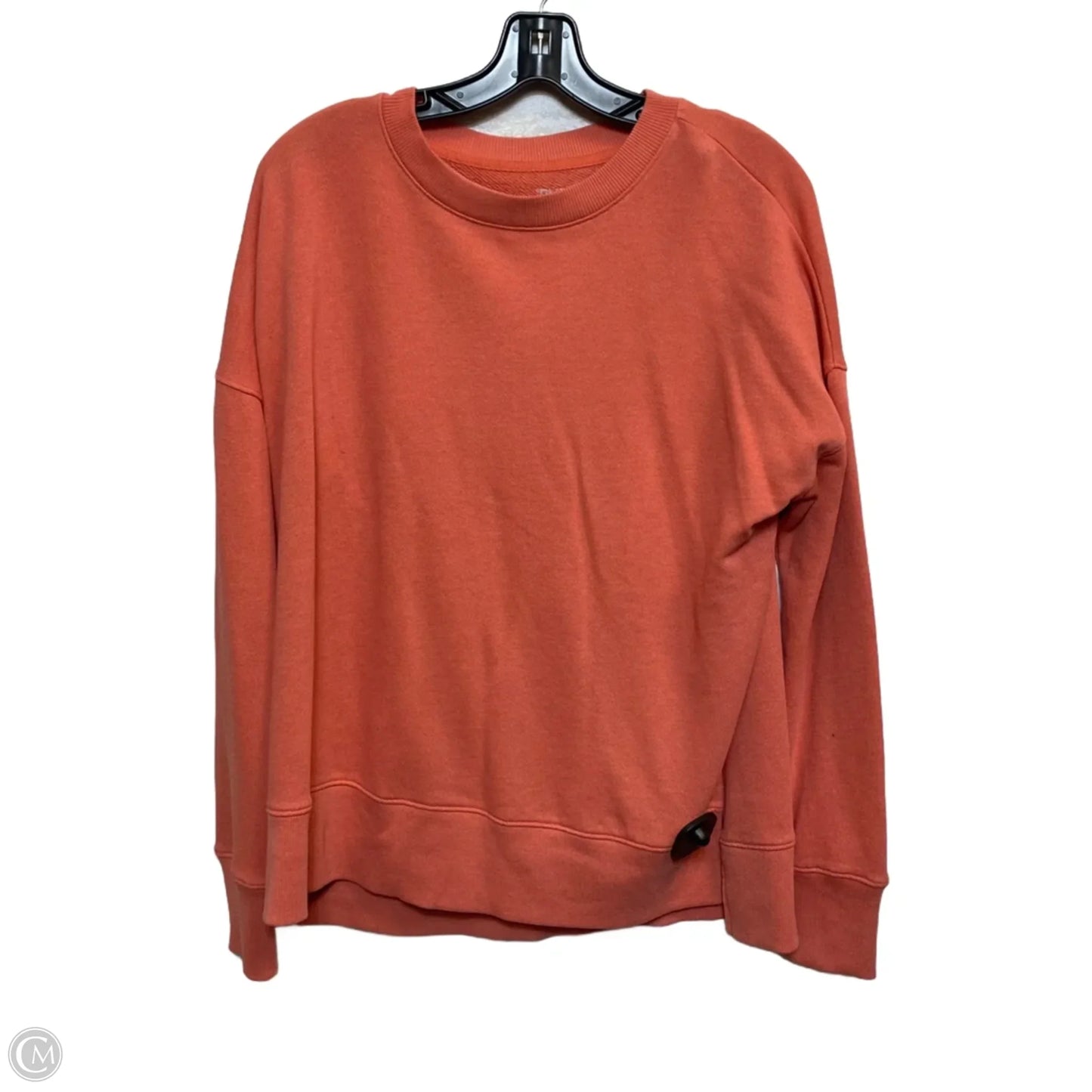 Sweatshirt Crewneck By Time And Tru In Orange, Size: M
