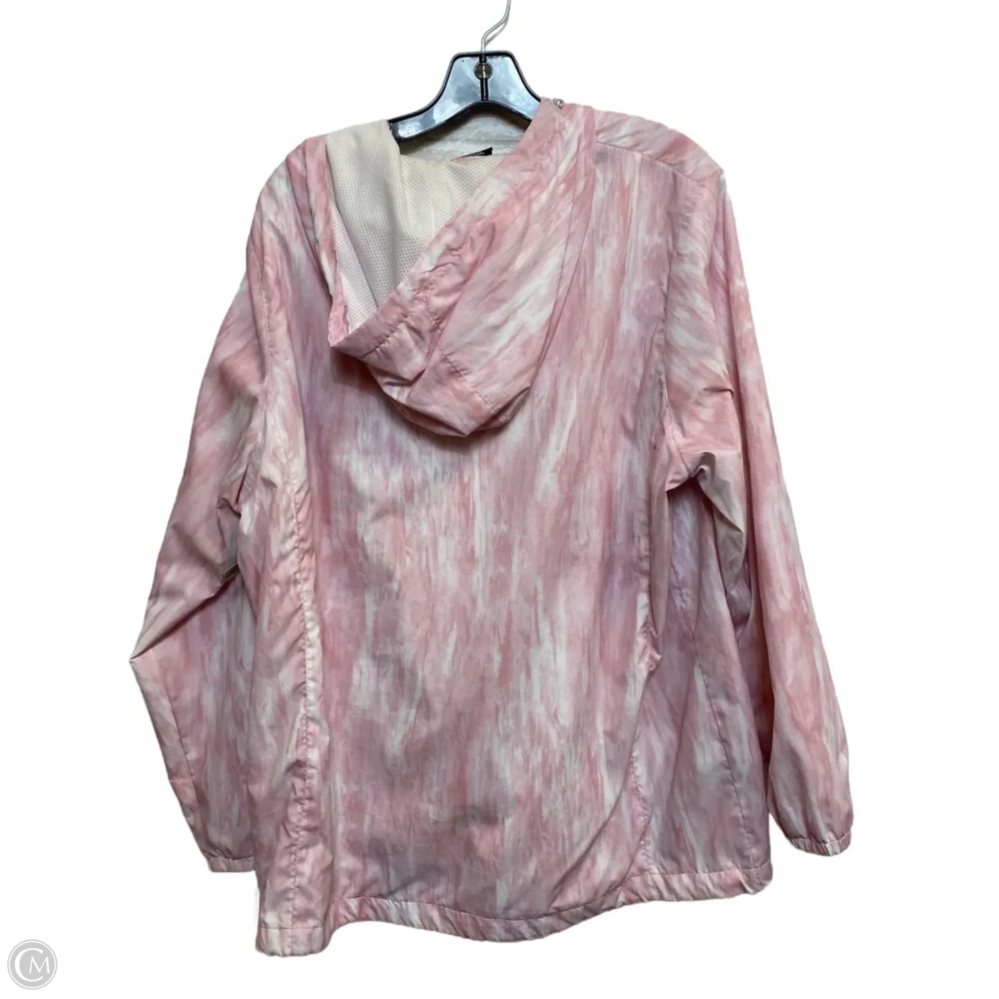 Athletic Jacket By New Balance In Pink, Size: 1x