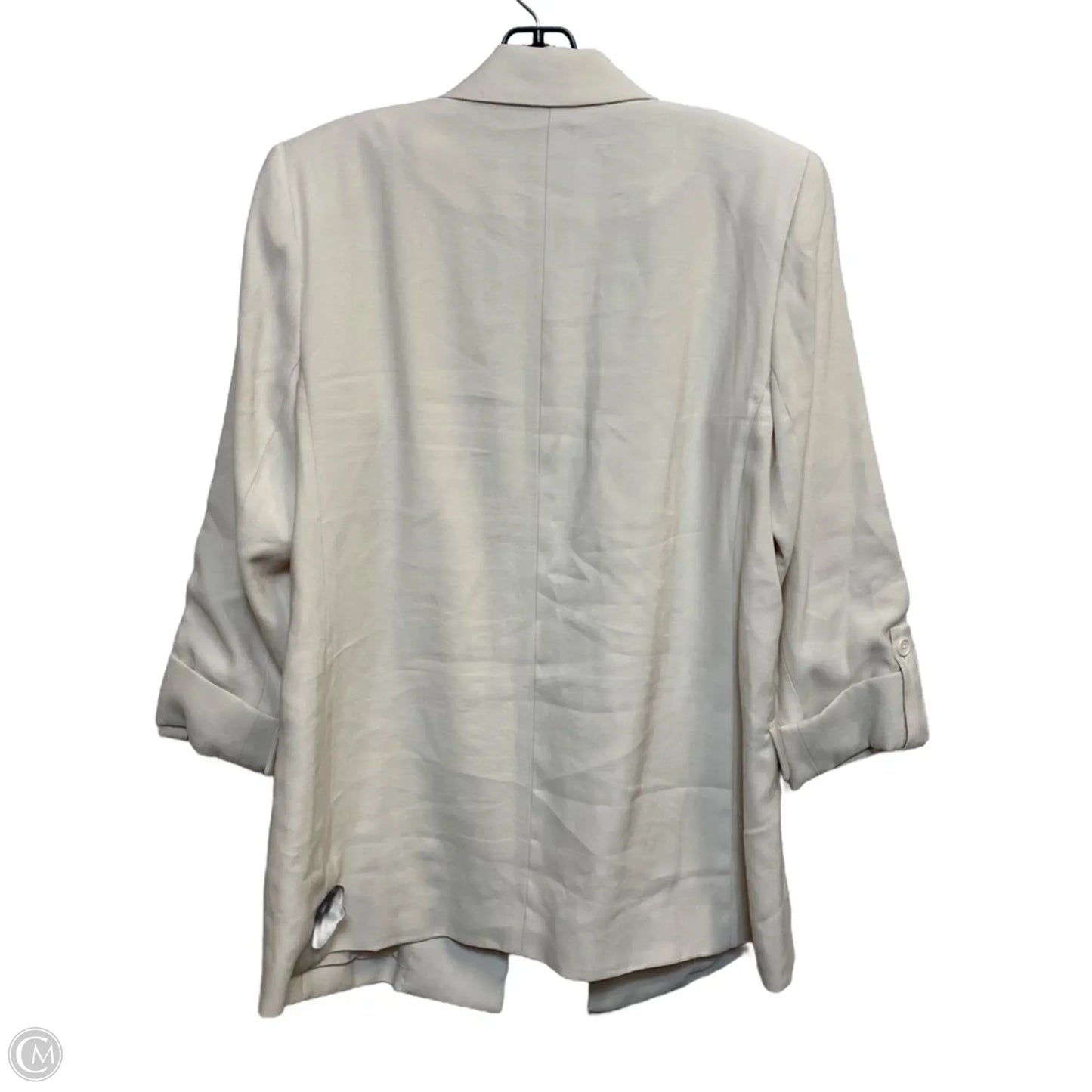 Blazer By Simply Vera In Cream, Size: M