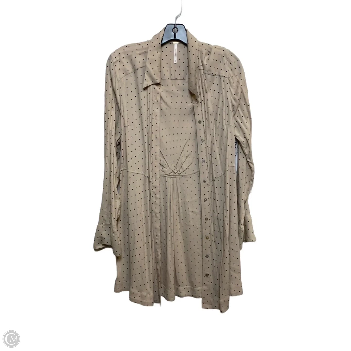 Top Long Sleeve By Free People In Pink, Size: M