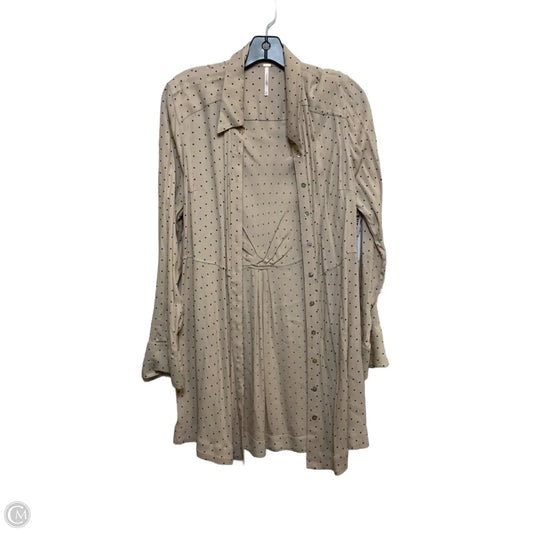 Top Long Sleeve By Free People In Pink, Size: M