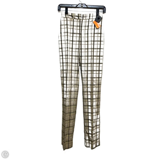 Pants Dress By Zara In Plaid Pattern, Size: Xs