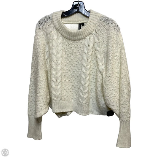 Sweater By Moon And Madison In Cream, Size: S