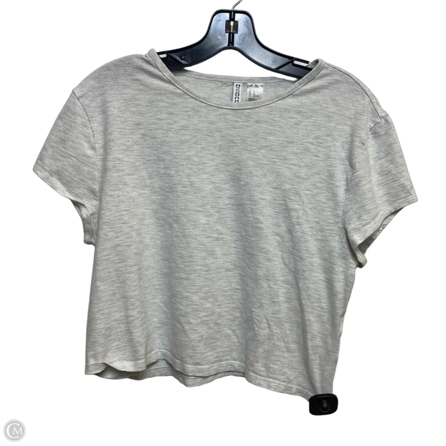 Top Short Sleeve Basic By H&m In Grey, Size: Xl
