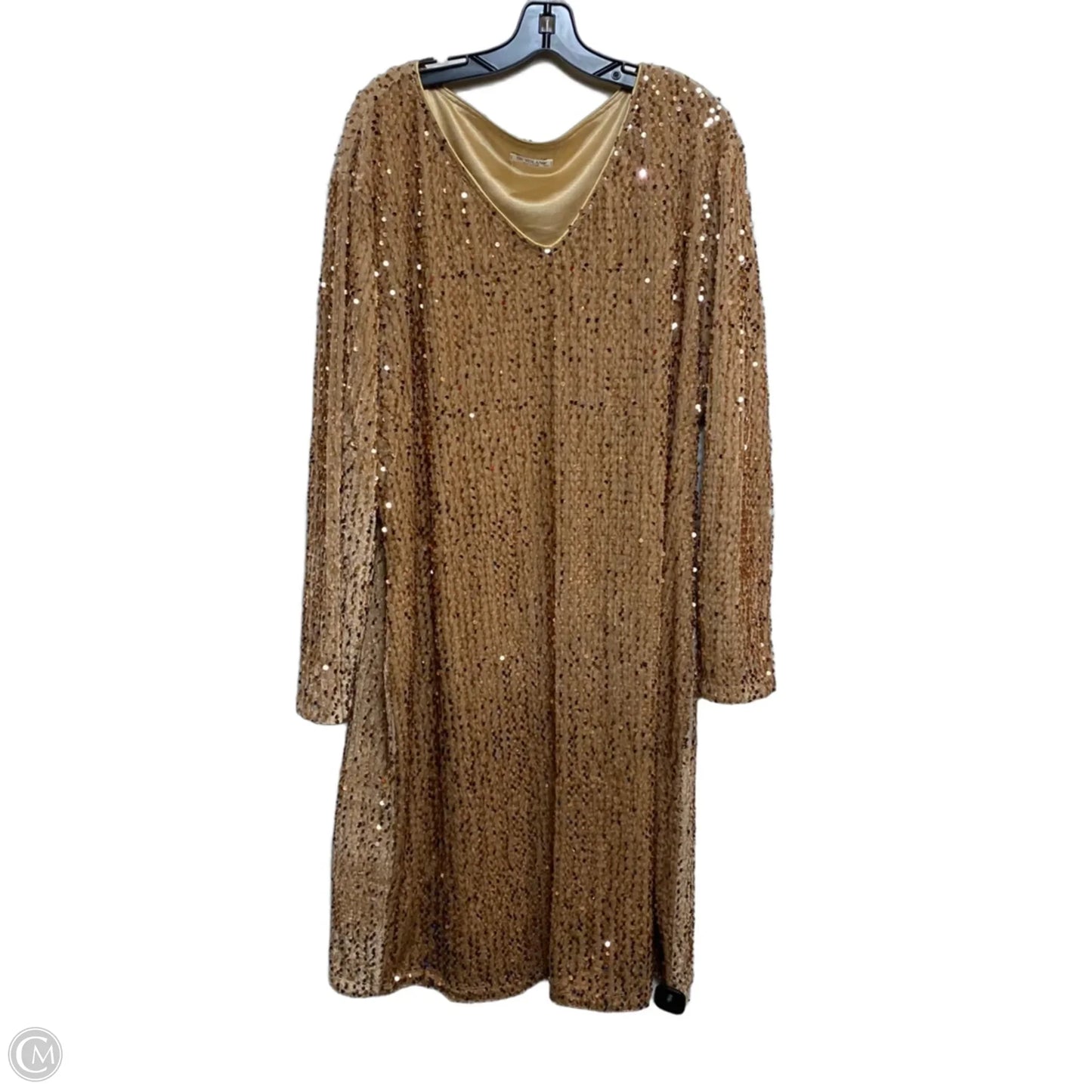 Dress Casual Short By Involand In Rose Gold, Size: 4x