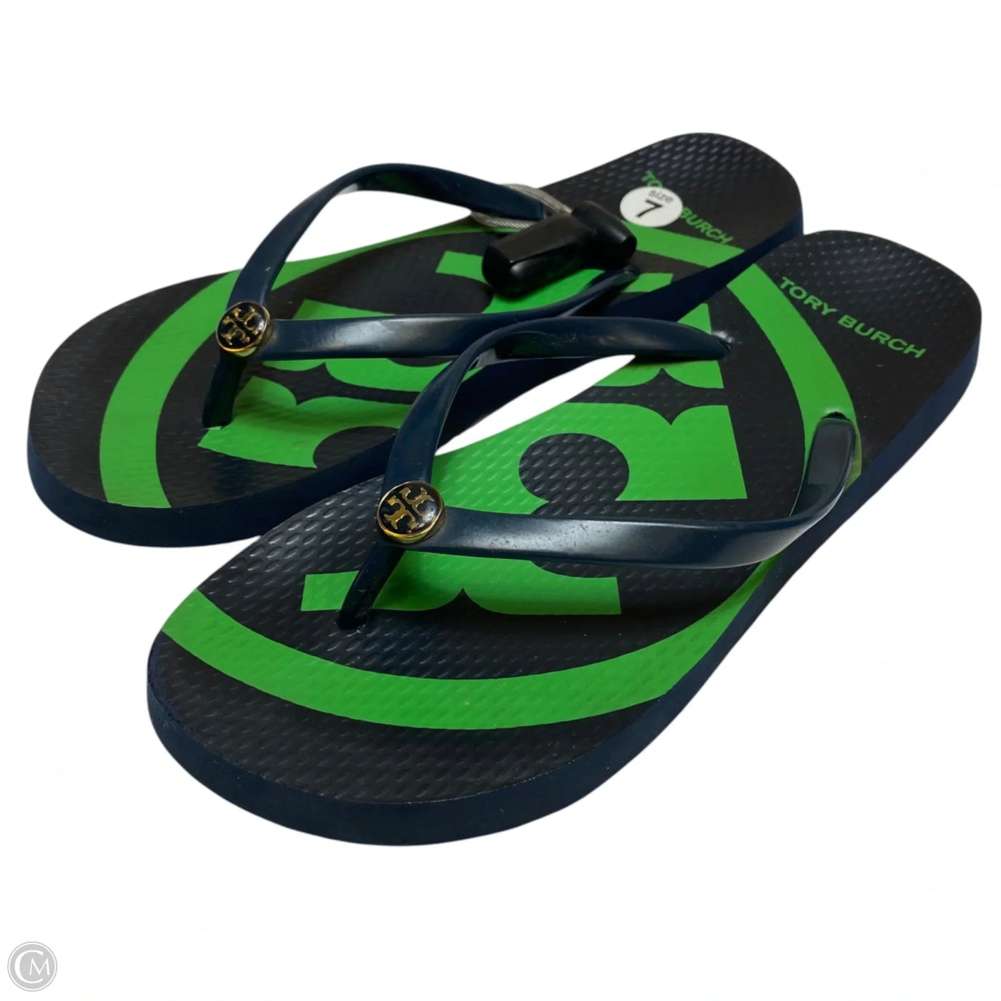 Sandals Designer By Tory Burch In Green, Size: 7