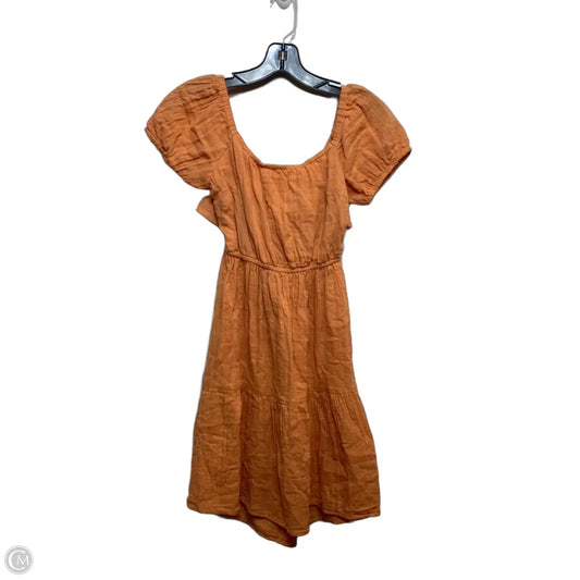 Dress Casual Short By Jessica Simpson In Orange, Size: Xs