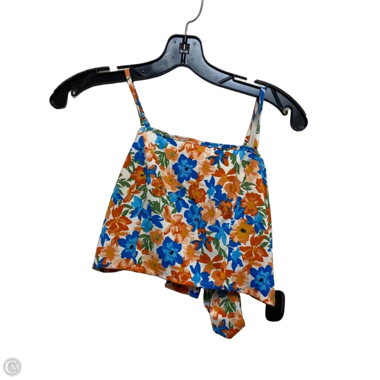 Top Sleeveless By Shein In Blue & Orange, Size: S