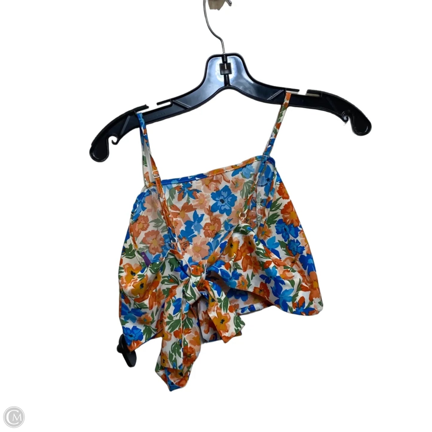 Top Sleeveless By Shein In Blue & Orange, Size: S