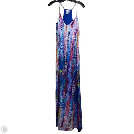 Dress Casual Maxi By Nicole Miller In Blue, Size: M