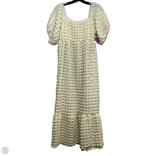 Dress Casual Midi By Simply Southern In Cream, Size: S
