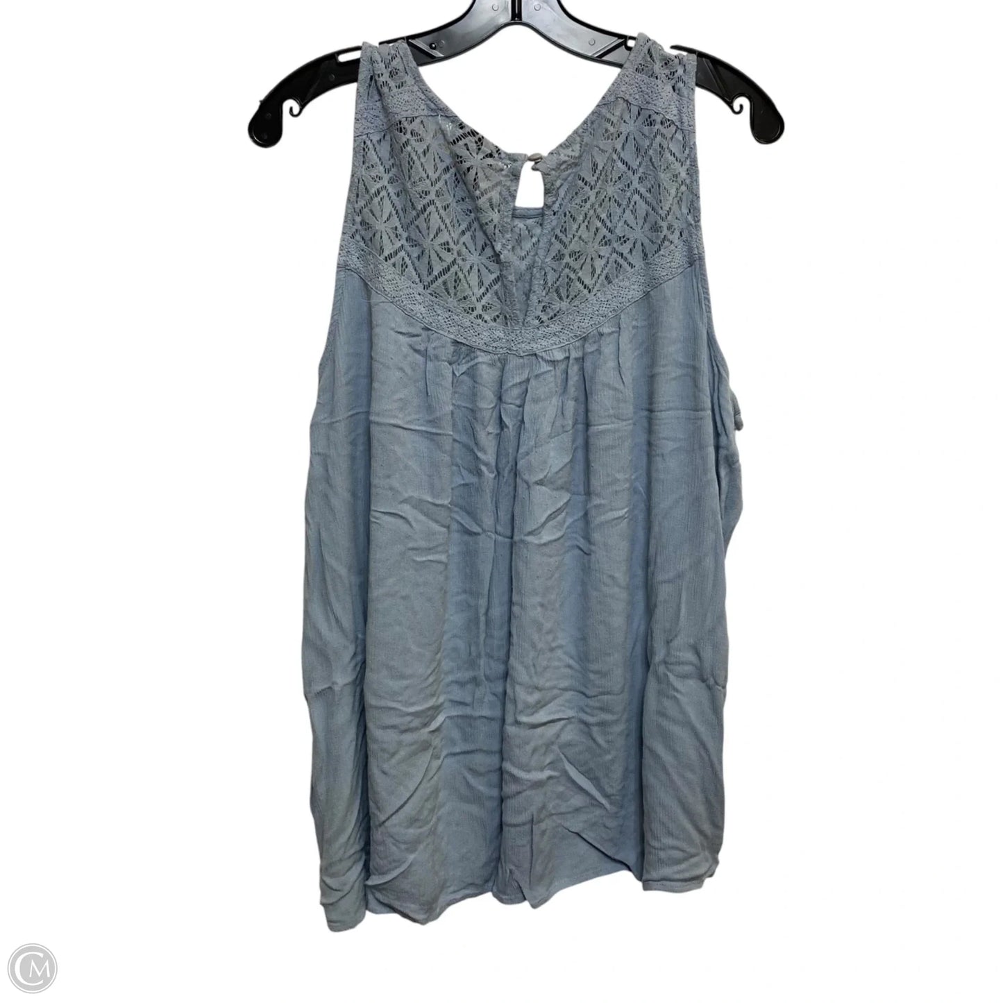 Top Sleeveless By Torrid In Blue, Size: 3x