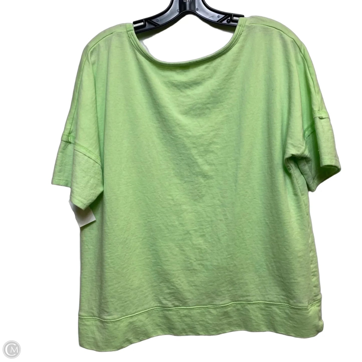 Top Short Sleeve By halcyon In Green, Size: M