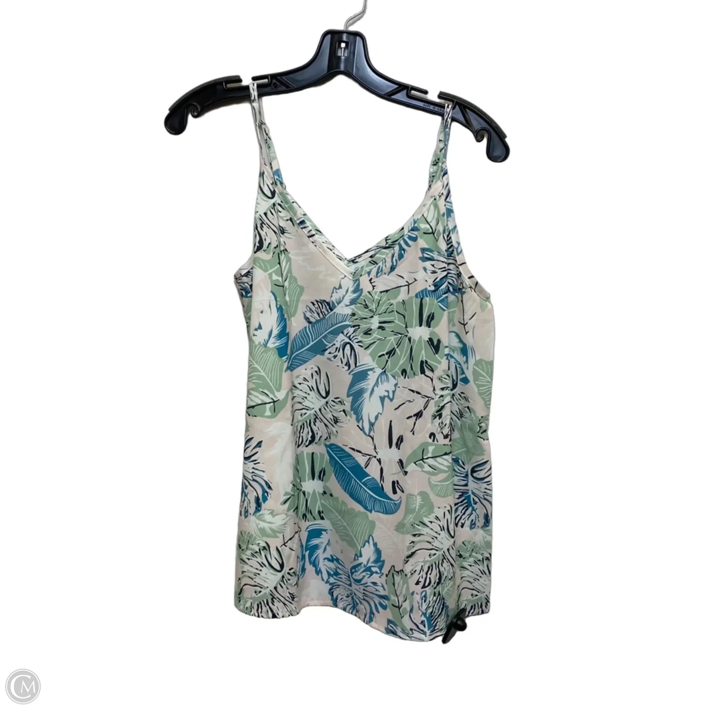 Top Sleeveless By Tecrew In Green, Size: S