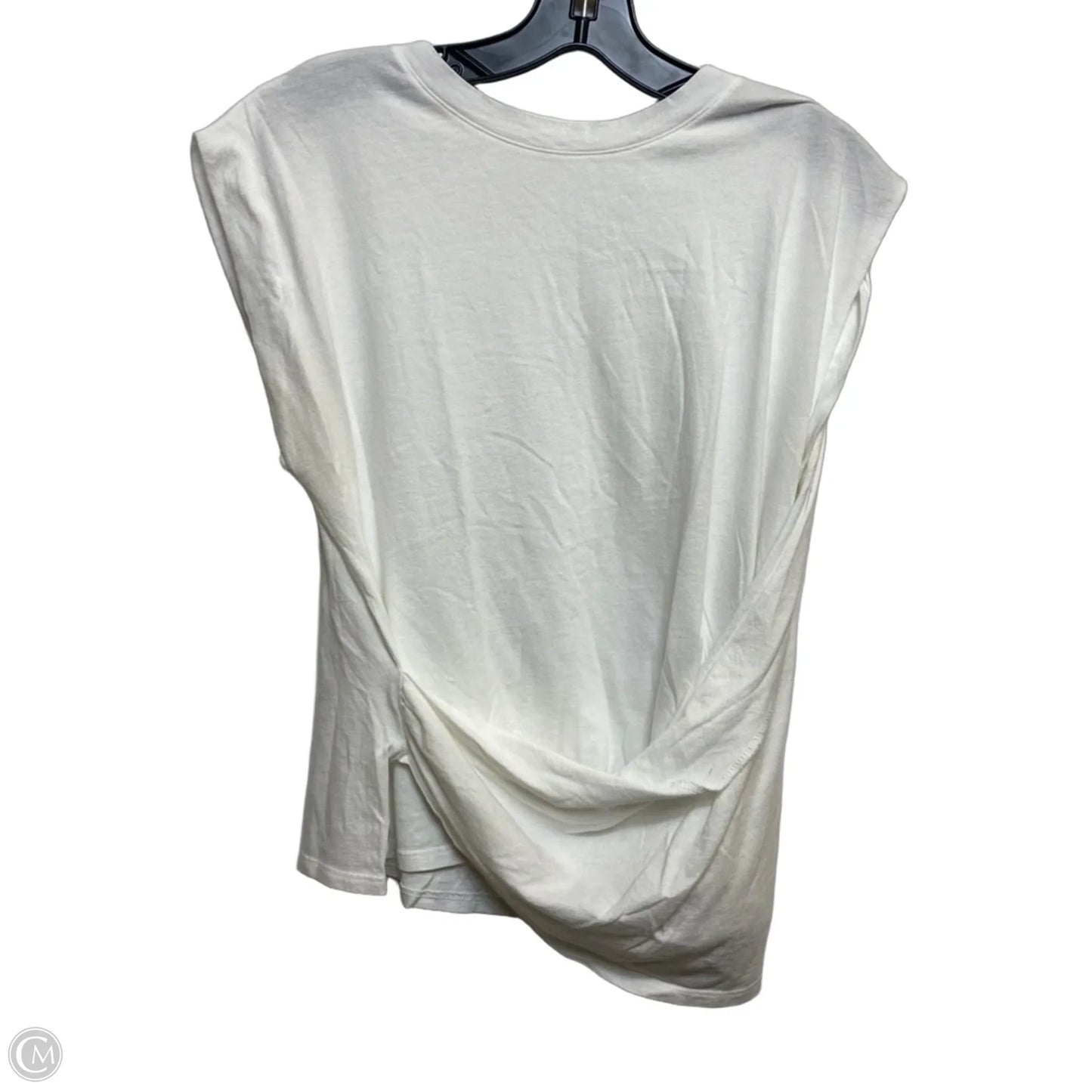 Top Short Sleeve By A New Day In White, Size: Xl