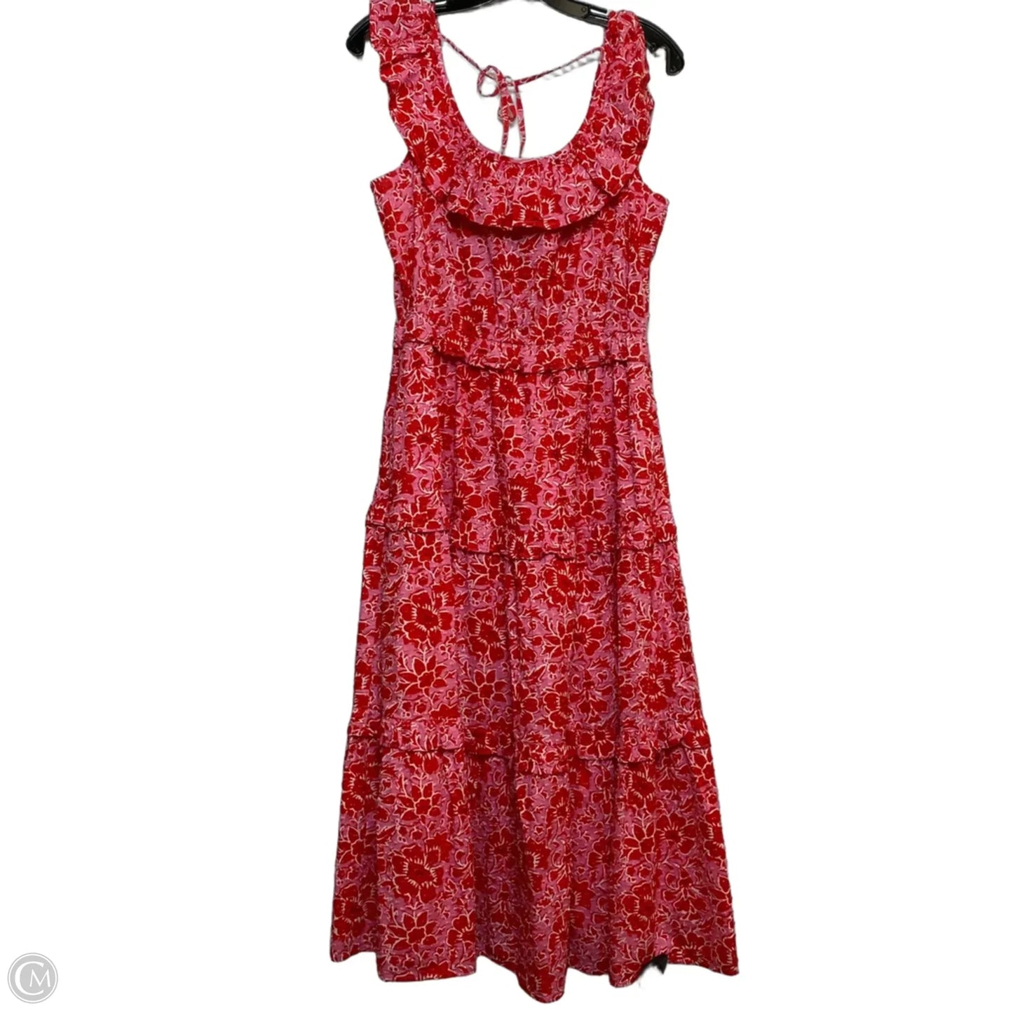 Dress Casual Midi By J. Crew In Red, Size: S