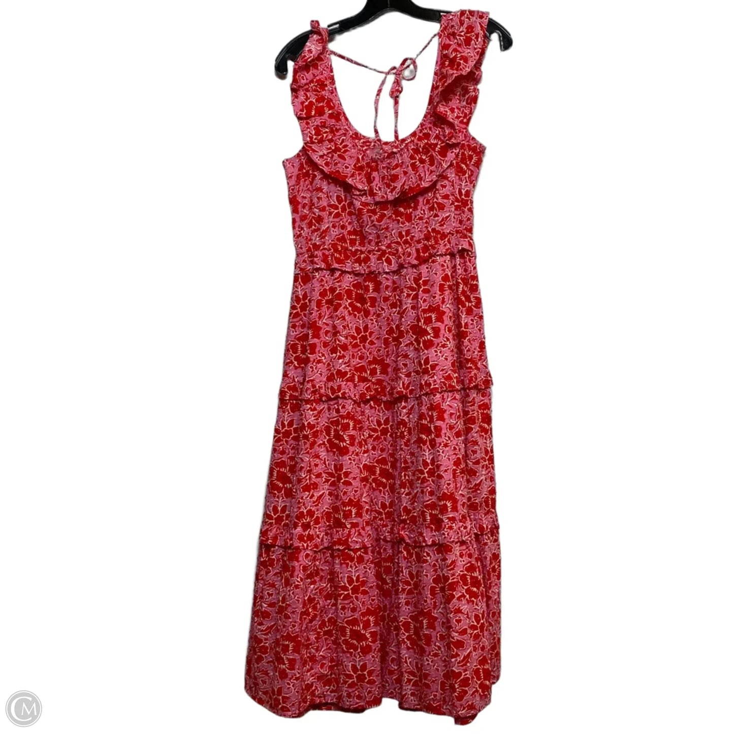 Dress Casual Midi By J. Crew In Red, Size: S