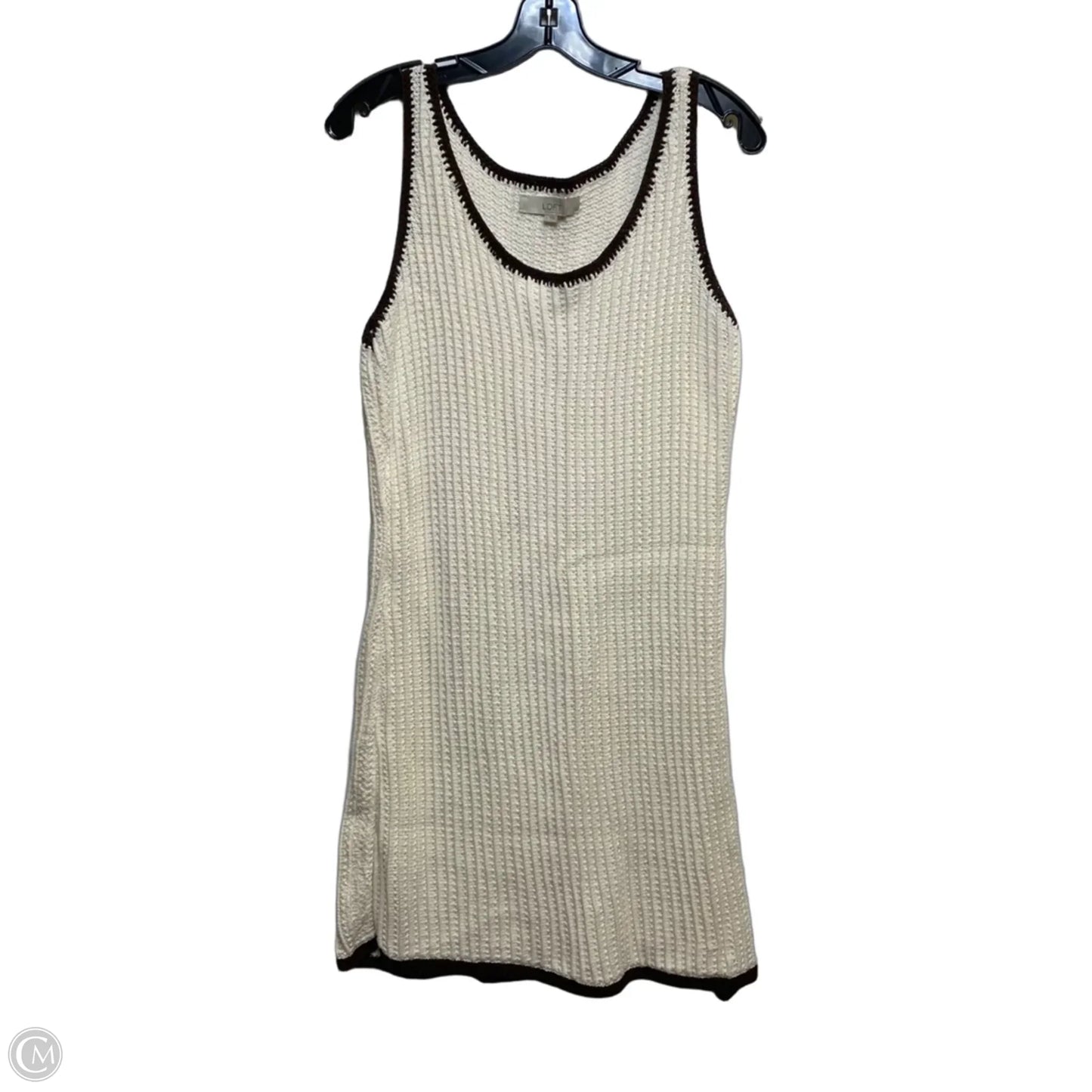 Dress Casual Short By Loft In Cream, Size: L