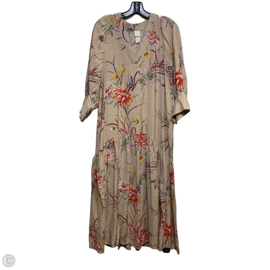 Dress Casual Maxi By H&m In Brown, Size: Xs