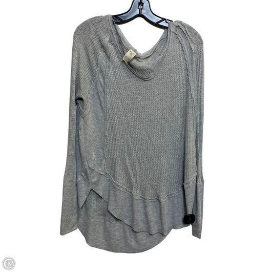 Top Long Sleeve By We The Free In Grey, Size: S
