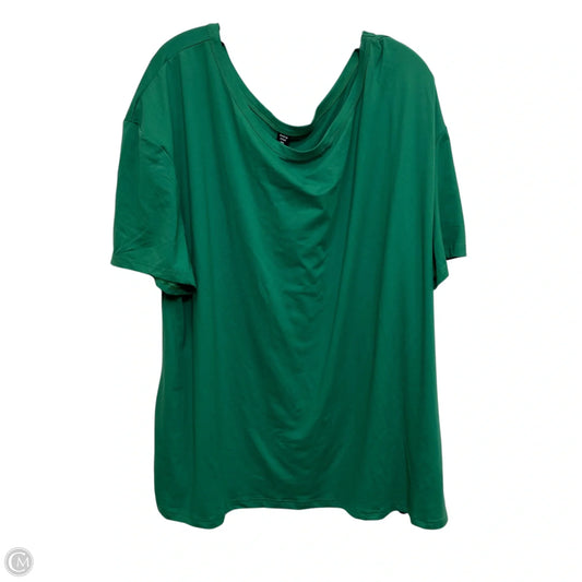 Top Short Sleeve By Shein In Green, Size: 3x