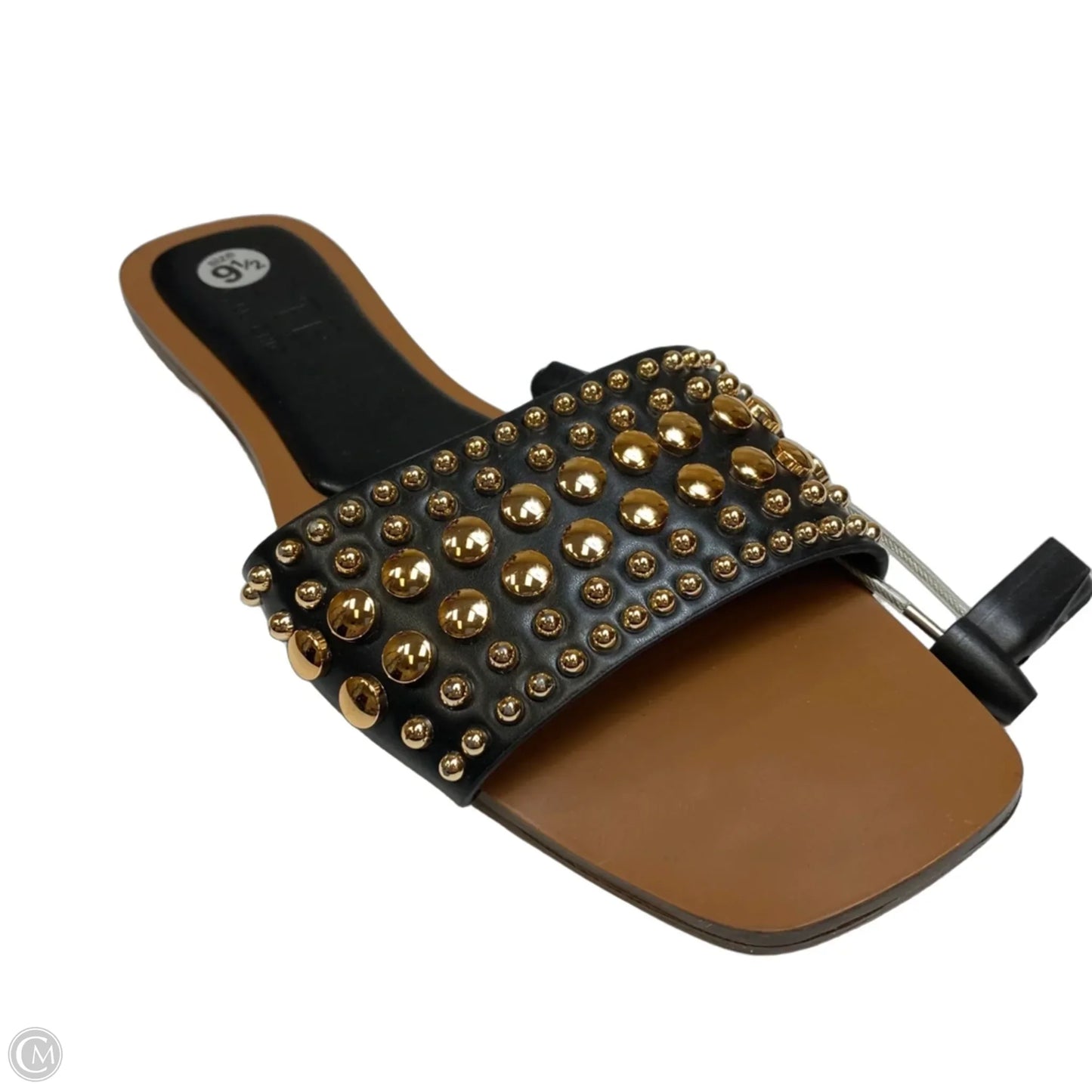 Sandals Flats By Motf In Black, Size: 9.5