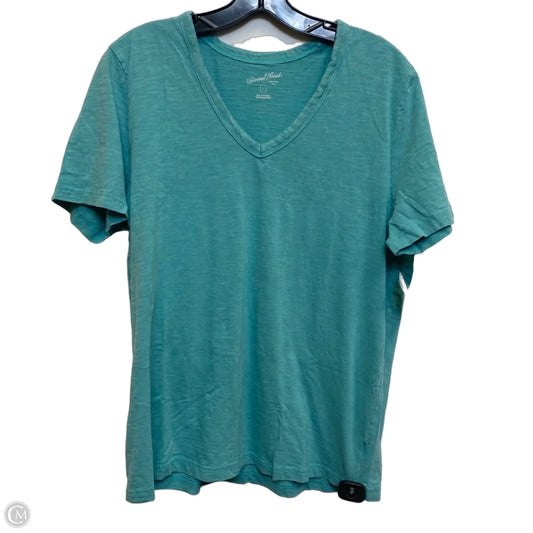 Top Short Sleeve By Universal Thread In Blue, Size: L