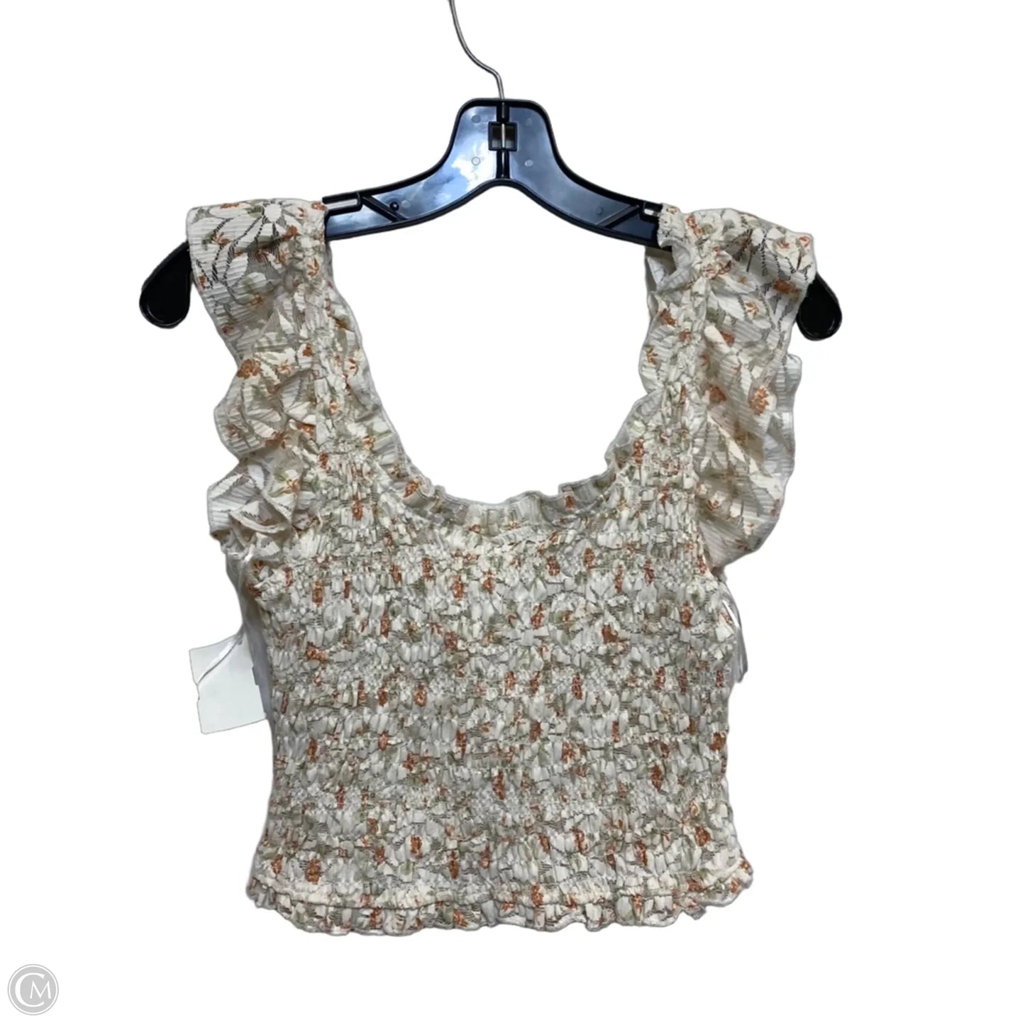 Top Sleeveless By Thirty/Thirty In Cream, Size: S