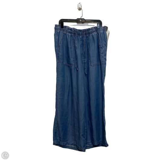 Pants Wide Leg By Torrid In Blue, Size: L