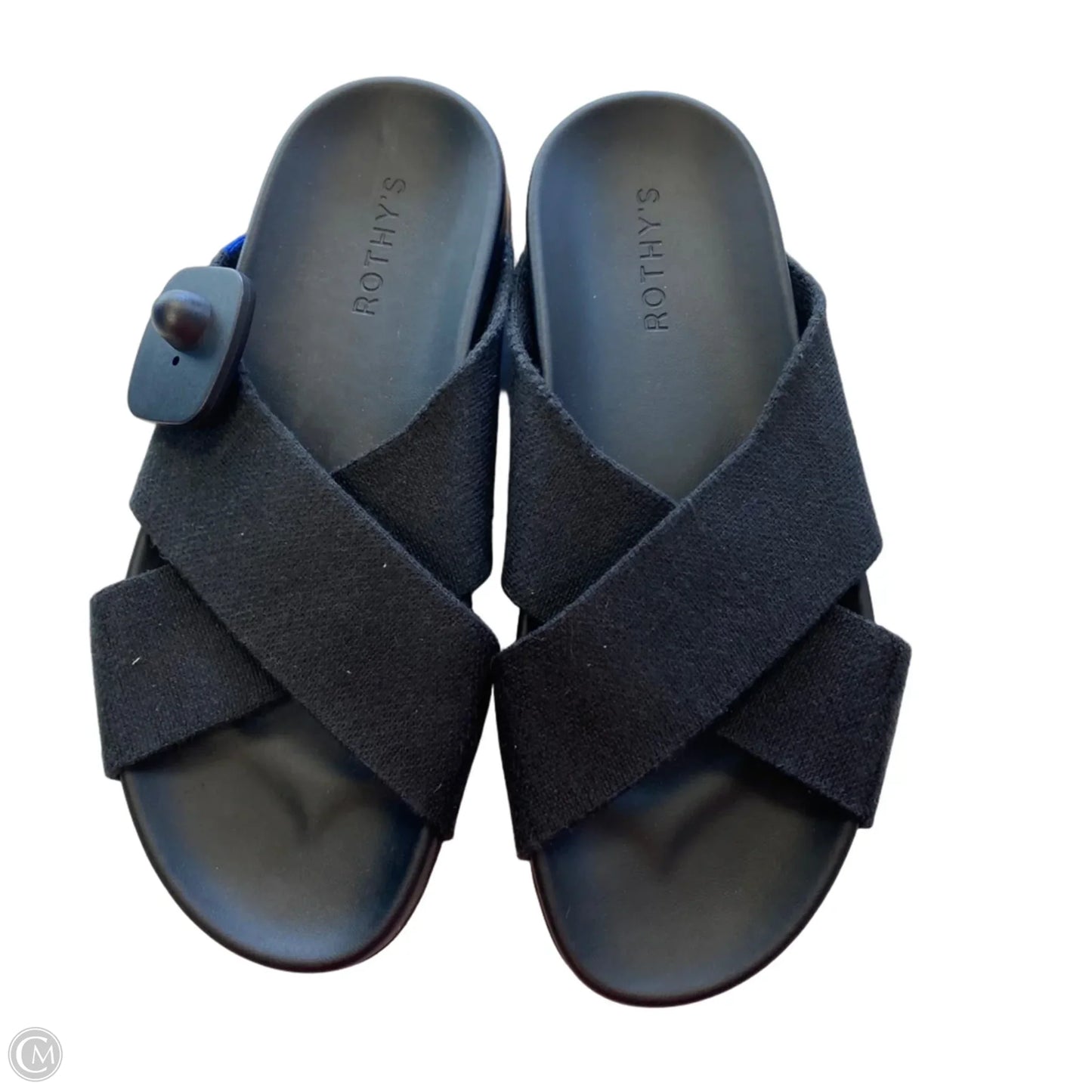 Sandals Designer By Rothys In Black, Size: 8.5