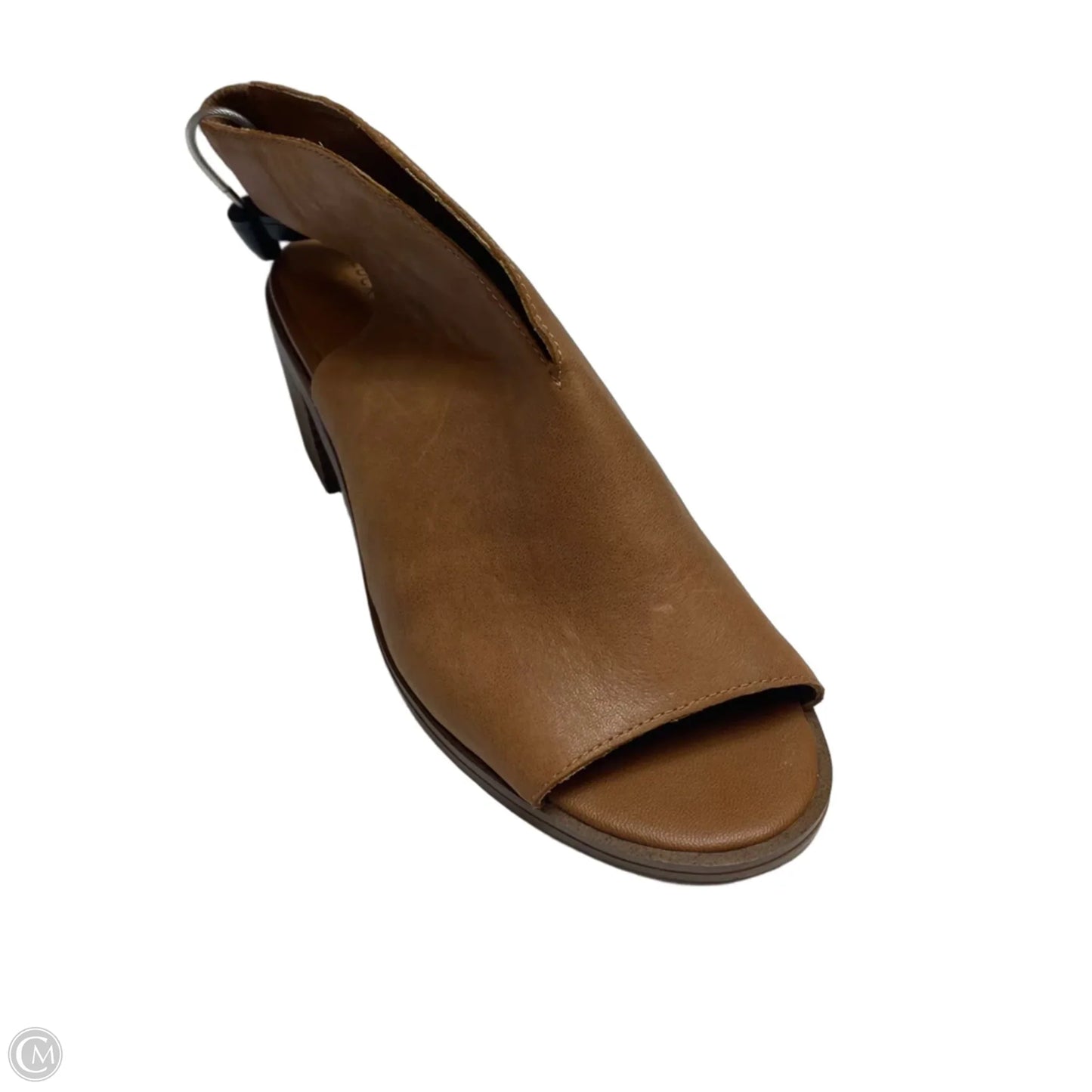 Sandals Heels Block By Lucky Brand In Brown, Size: 9.5