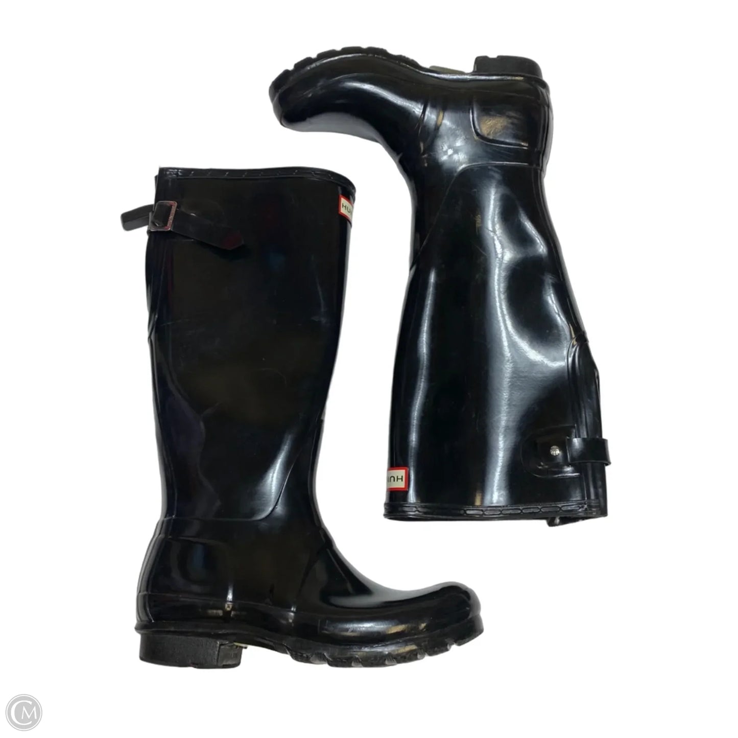 Boots Designer By Hunter In Black, Size: 6