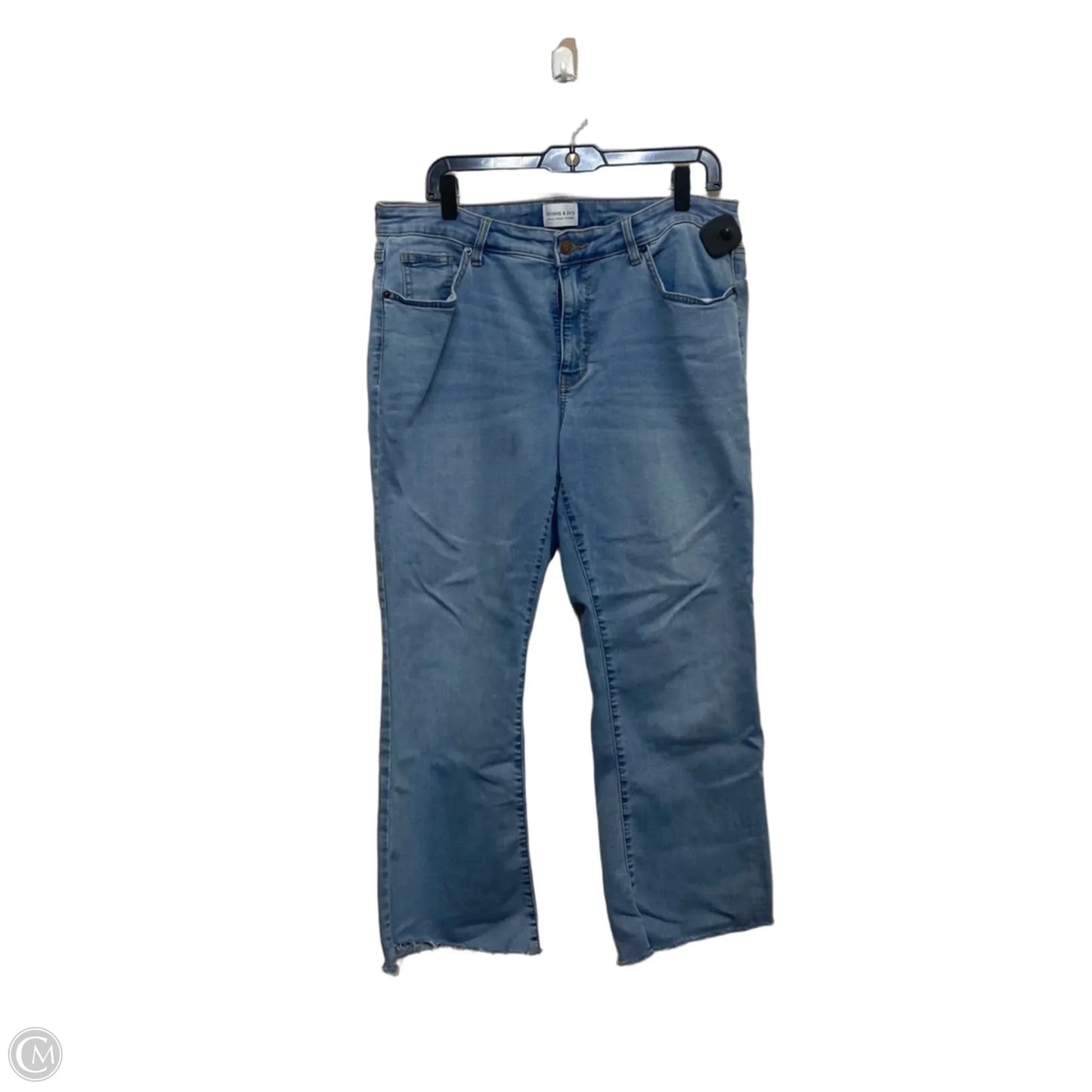 Jeans Cropped By Crown And Ivy In Blue, Size: 14
