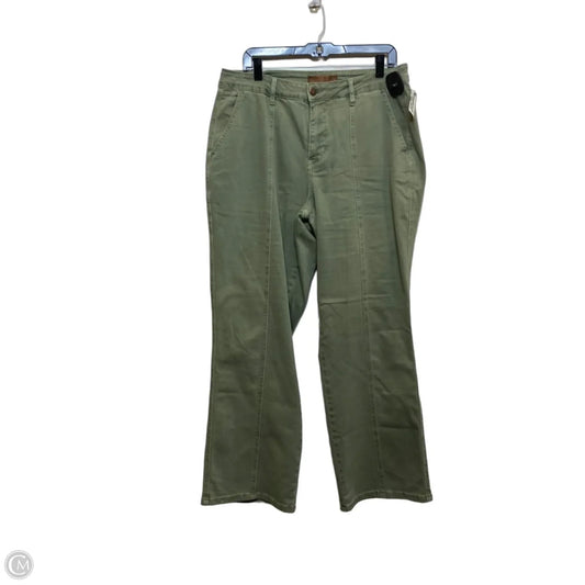 Jeans Wide Leg By Judy Blue In Green, Size: 14