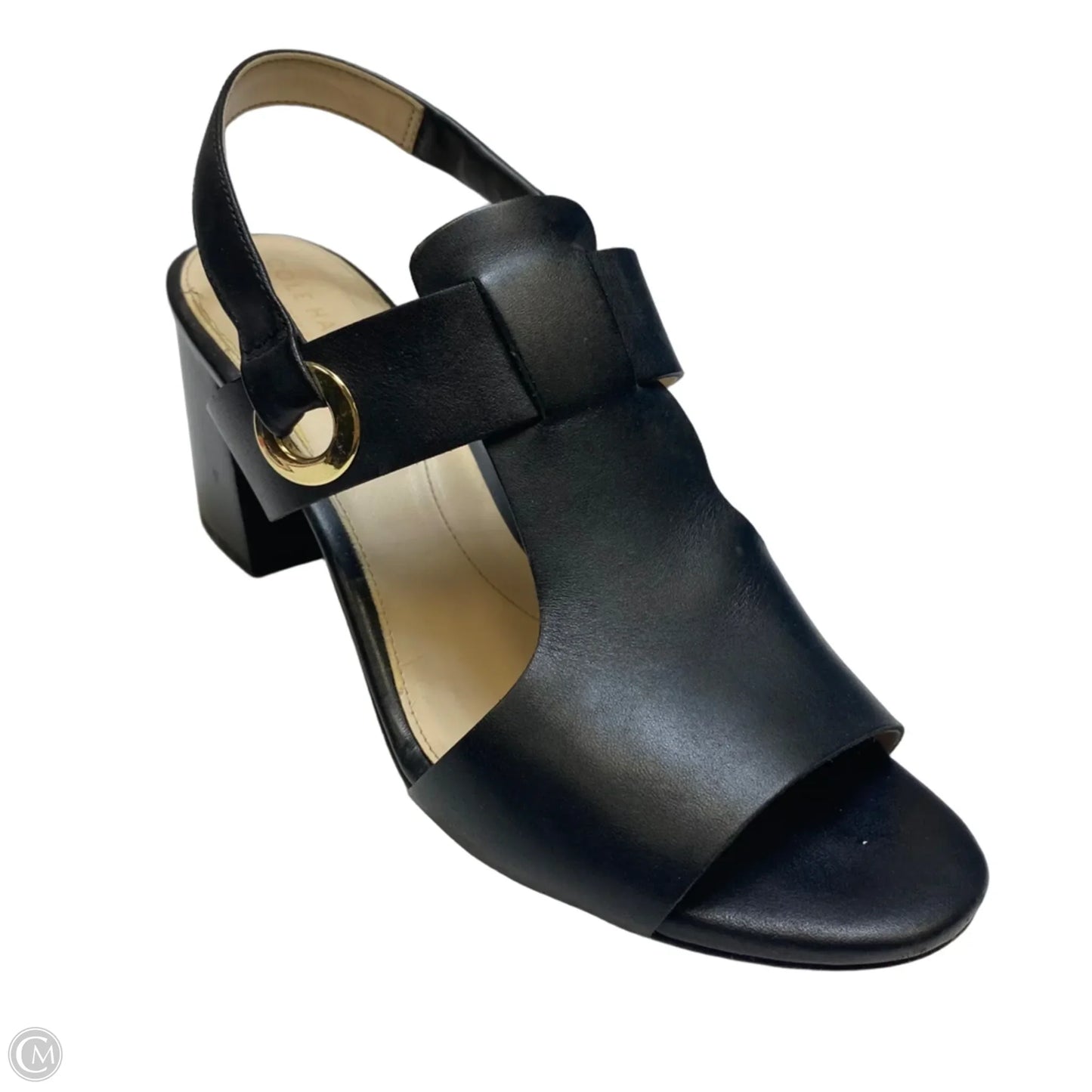 Sandals Designer By Cole-haan In Black, Size: 8.5