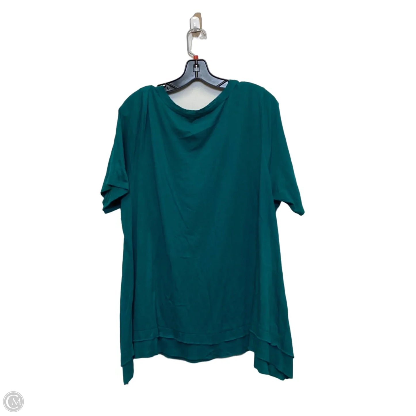 Top Short Sleeve By Lane Bryant In Green, Size: 3x