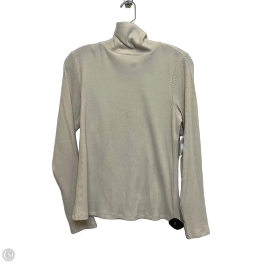 Top Long Sleeve By Old Navy In Cream, Size: L