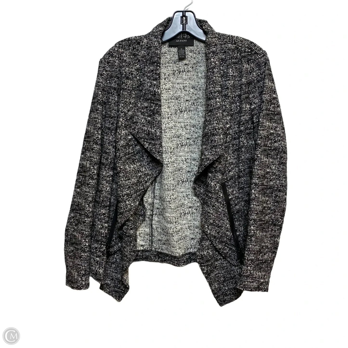 Blazer By Alfani In Black & White, Size: M