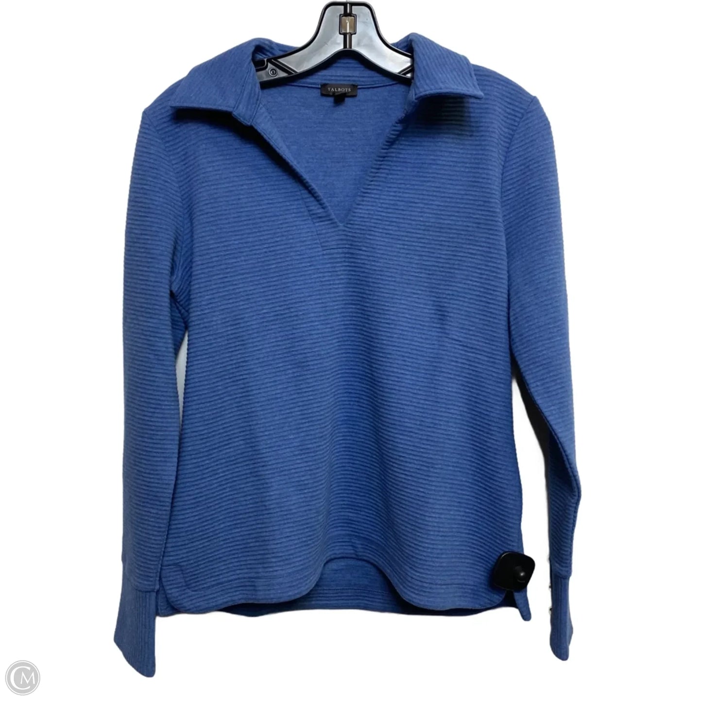 Top Long Sleeve By Talbots In Blue, Size: S