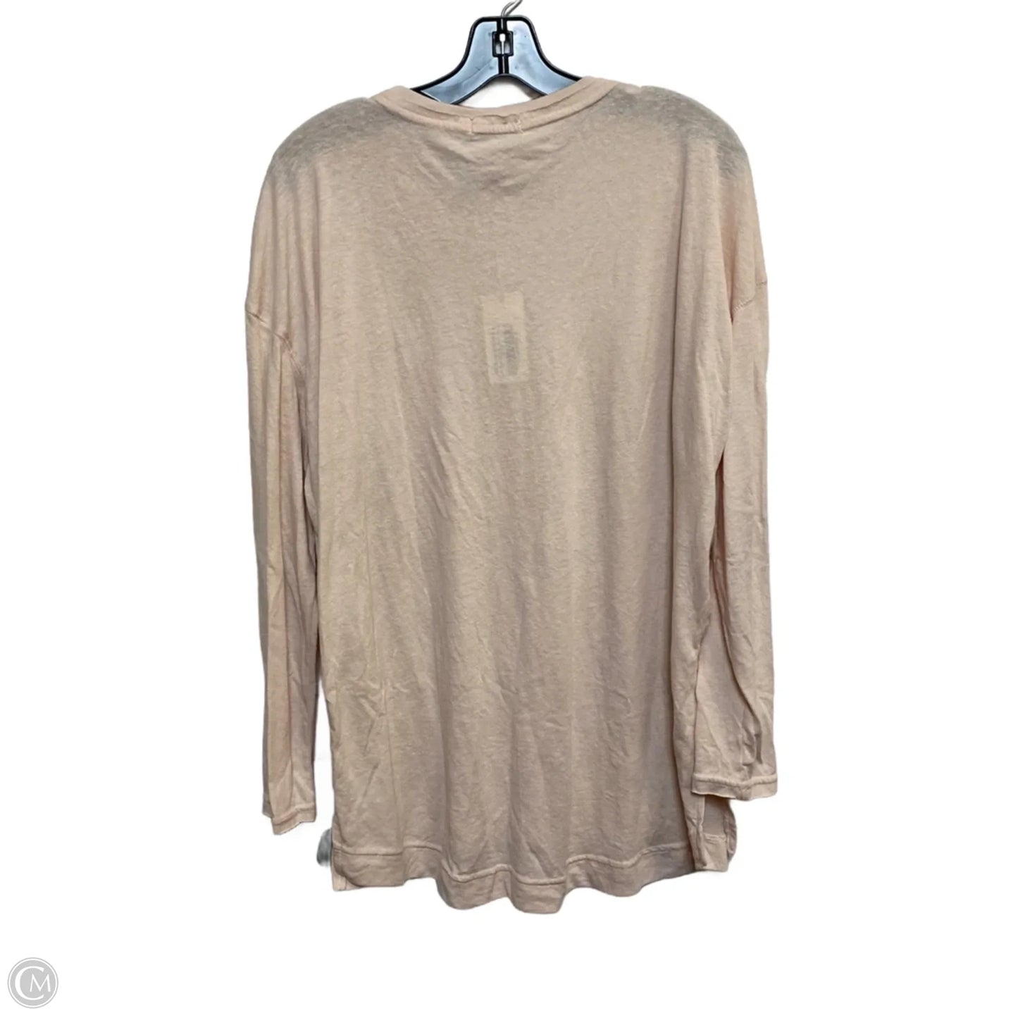 Top Long Sleeve By Z Supply In Pink, Size: M