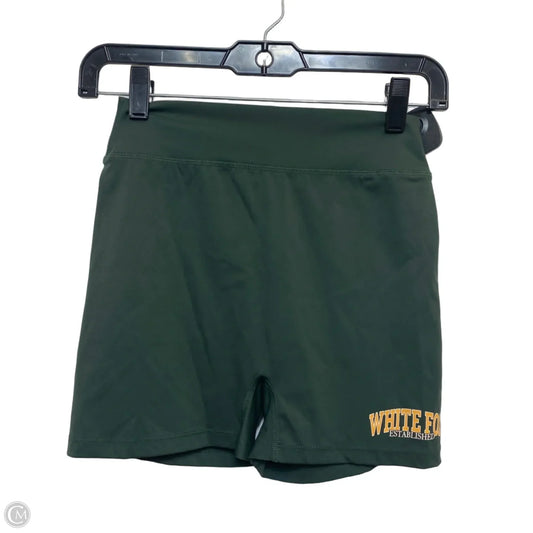 Athletic Shorts By White Fox In Green, Size: S