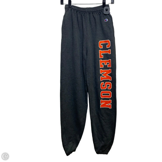 Athletic Pants By Champion In Grey, Size: S