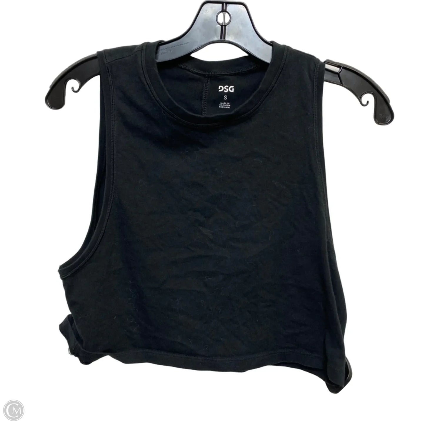Top Sleeveless By Dsg Outerwear In Black, Size: S