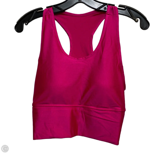 Athletic Bra By New Fashion In Pink, Size: L