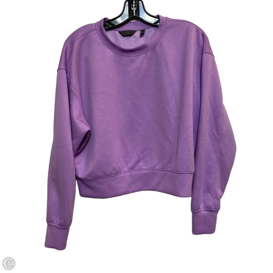 Athletic Sweatshirt Crewneck By Danskin In Purple, Size: S