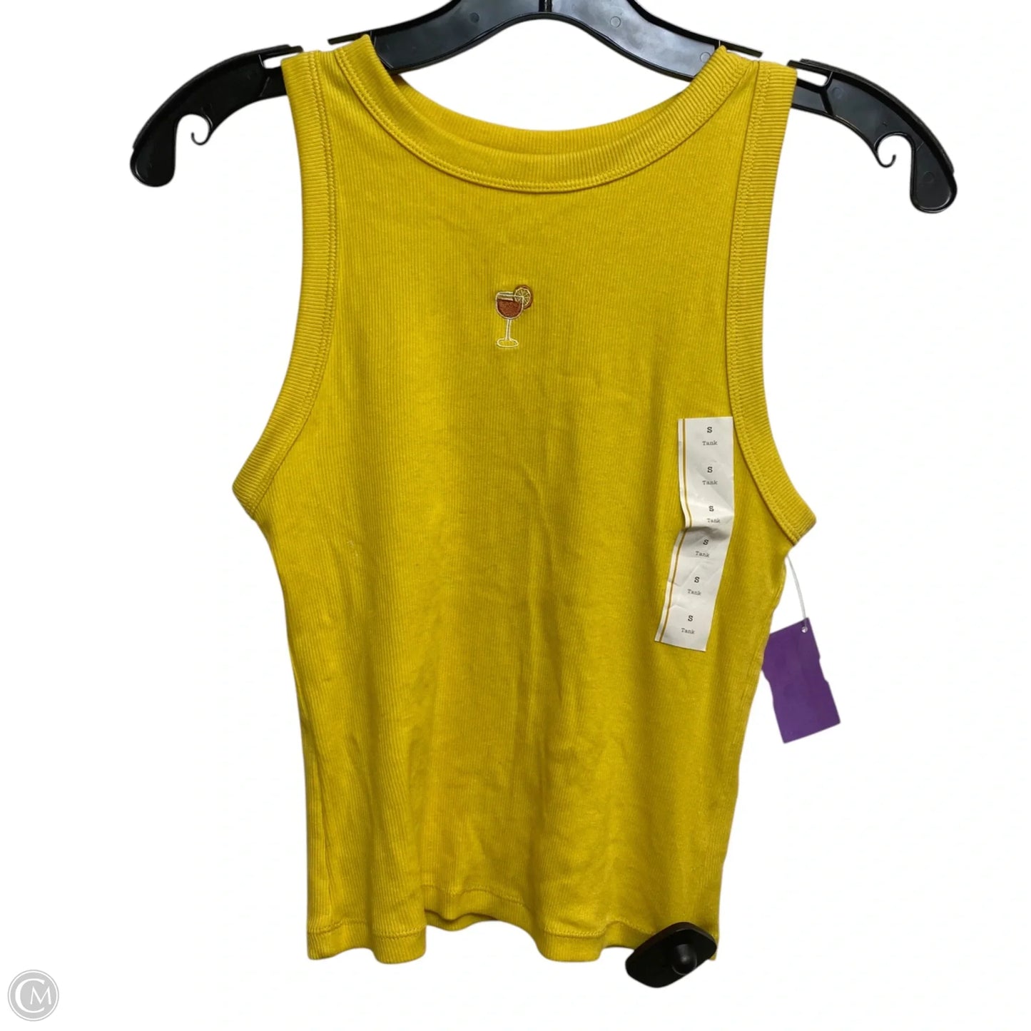 Top Sleeveless By A New Day In Yellow, Size: S