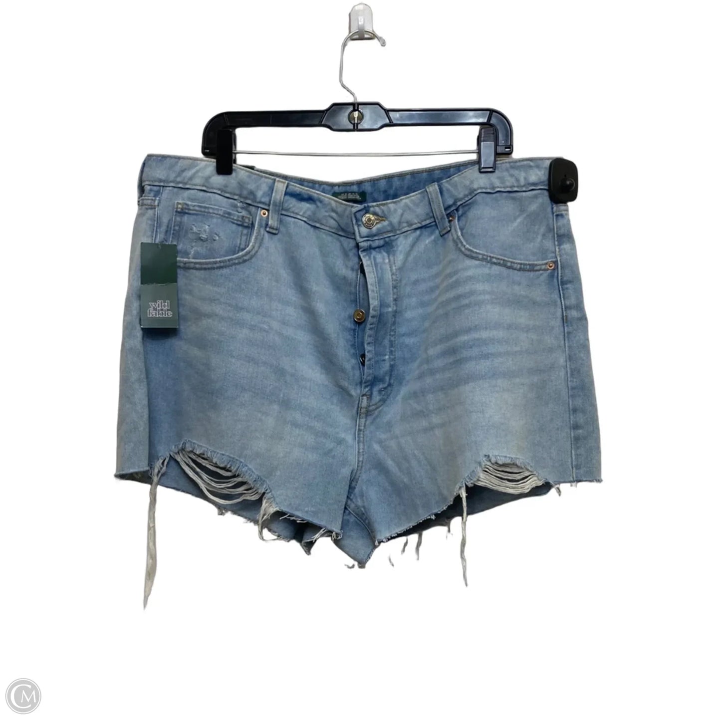 Shorts By Wild Fable In Blue Denim, Size: 18